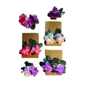 Handcrafted Boho Flower Earrings